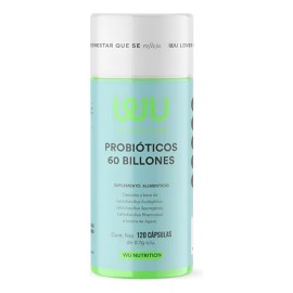 Probióticos 60 Billones | Prebióticos | 120 Cápsulas