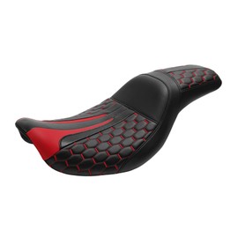 TCT-MOTORPARTS 2-UP Driver Passenger Seat Fit For Harley Dyna Wide Glide Fat Bob 2006-2017