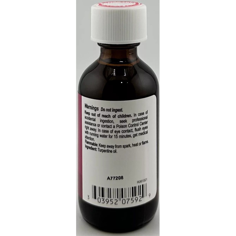 Humco 1 HUMCO TURPENTINE OIL 2OZ 100% PURE TURPENTINE OIL,