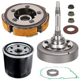 TUNTROL Wet Clutch Kits Assembly Compatible with Hisun ATV UTV 500 700, Bennche Bighorn, Massimo, Menards YardSport, Axis, Qlink, Coleman