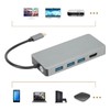 Hub Adapter TypeC to HDMI Cable VGA Converter USB B0504