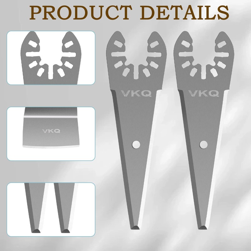 4PCS Oscillating Tool Scraper Blades to Remove for Caulk Adhesive