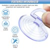 UHANBUT 24PCS Car Glass Windshield Sunshade Suction Cups, Mini Pull