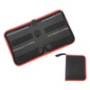 Drill Bit Storage Bag and Wrench Organizer with Clear Labels