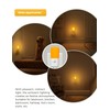 LOHAS Amber Night Light, Dimmable Plug in Yellow Night Light