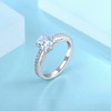 YL Engagement Ring 925 Sterling Silver Cut 5A White Cubic