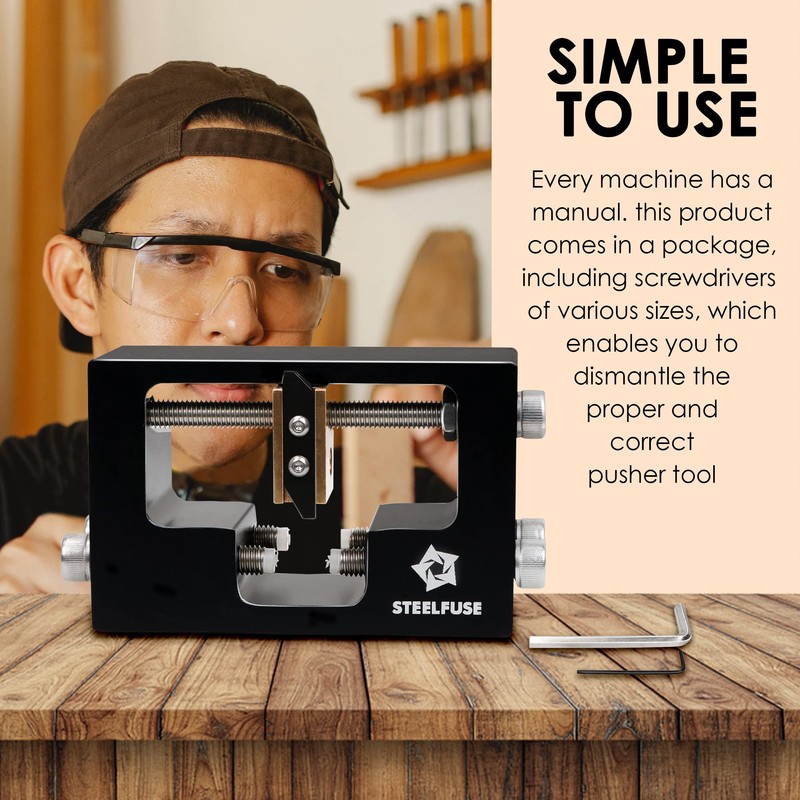 STEELFUSE Universal Handgun Sight Pusher Tool for Glock, Heavy-Duty Construction