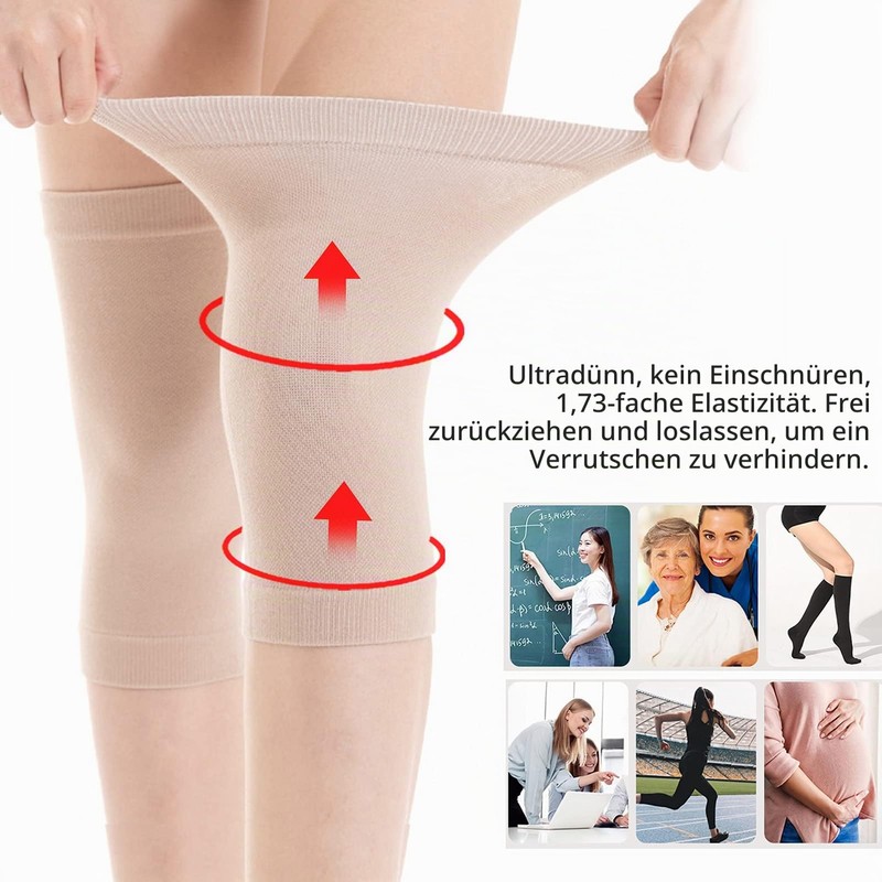 Knee Brace Pure Cotton 2 Pack Compression Knee Brace Ultra