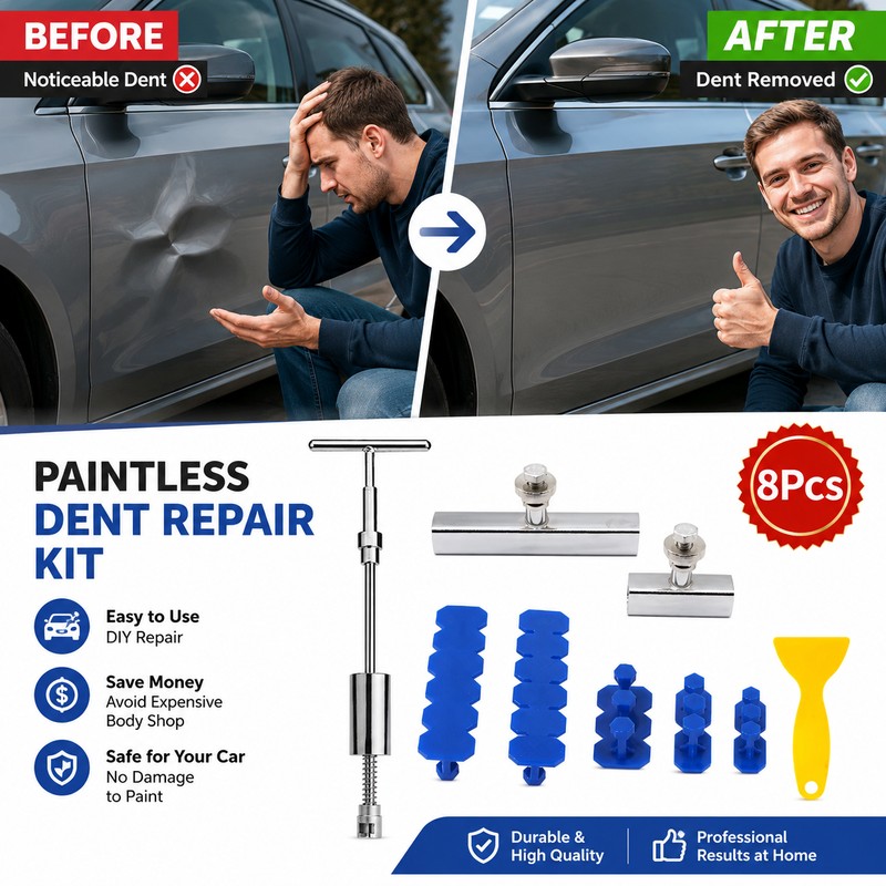 Car Dent Repair Puller Kit for Auto Body Panels –