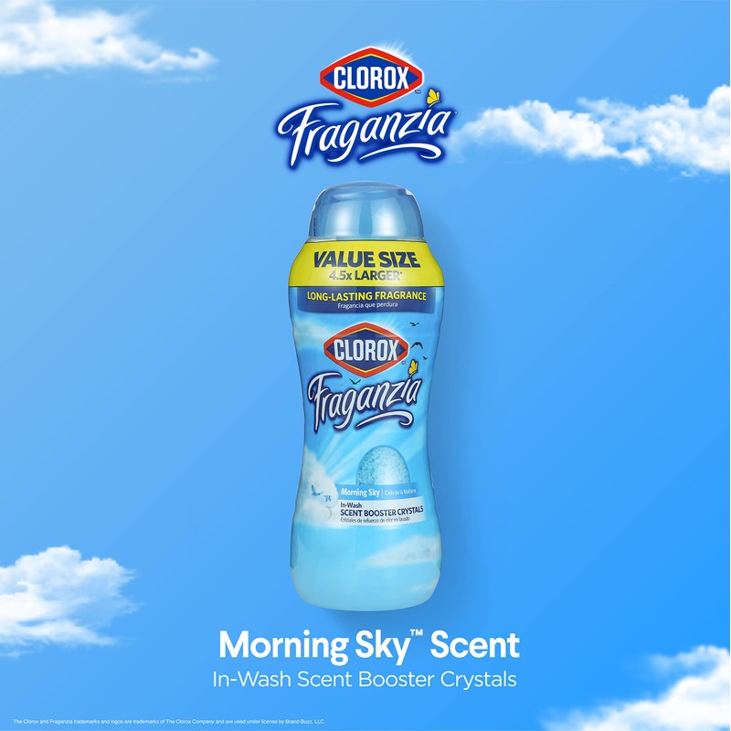 Clorox Fraganzia Laundry Scent Booster Crystals in Morning Sky Scent
