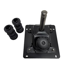 #805CC - Chromcraft Swivel Tilt Mechanism, Real Heavy Duty Swivel 400 lbs Weight, Solid Square Plate Made Specially for Stronger Support, Made to Last Includes 2 Free Bushing Inserts, Made in USA.