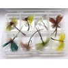 BestCity Fly Fishing MAYFLY + FREE FLY BOX Size 8