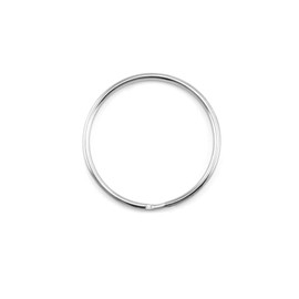 QWORK Key Ring, Set of 20, 2 Inch Large Open Key Ring - Sturdy Key Chain Ring for Keychain and Crafts