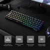 Redragon S136 Gaming Keyboard & Mouse Combo, 75% K628 Tri-Mode