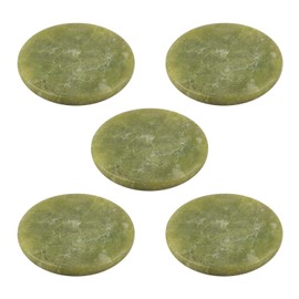 Belerry 5 Pcs Eyelash Extension Jade Stones Glue Stone Holders Fake EyeLash Base 2 Inch