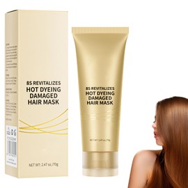 Hair Mask,8s Revitalizes Hot Dyeing Damaged Hair, Professional Keratin Treatment Instantly Smooths Frizz Daily Care Perm And Dye Repair Conditioner,Deep Moisture Repair Mask for All Hair