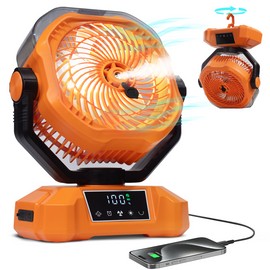 Portable Misting Fan - 20000mAh Standing & Hanging 90° Oscillation