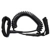 POFET Surfboard Leash 7mm 10 Feet TPU Paddle Leash with