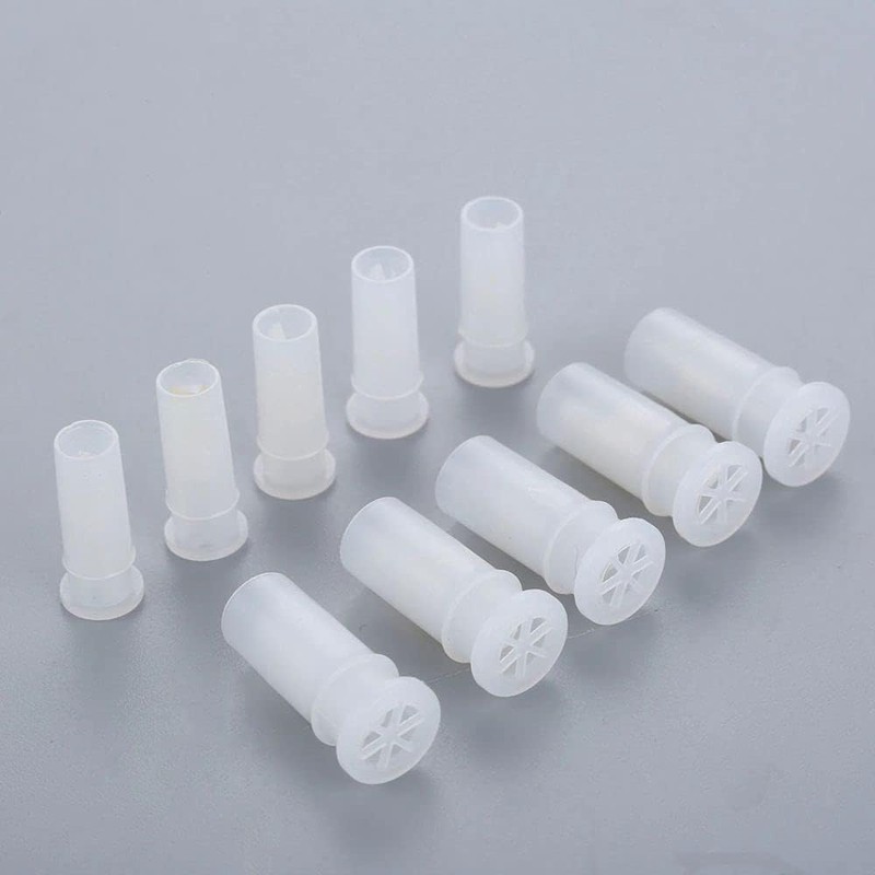 YSSZAM 100 Pcs White Toy Noise Makers Insert Squeakers, Plastic