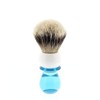 WCS Two-Tone Tall Silvertip Shaving Brush, Blue & White