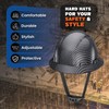 Acerpal Full Brim Vented Grey Silver Classic Carbon Fiber Design
