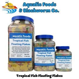 Aquatic Foods Tropical Fish Flakes for ALL Tropicals. AFI Tropical JAR - 2oz Jar