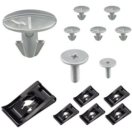 Amavoler Lower Engine Cover Pin Screws Bolts Splash Shield Hardware Aftermarket Replacement Parts Fit for Honda Accord Civic CRV Acura. OEM#:90674-TY2-A01 90105-TBA-A00 90673-TY2-A01.
