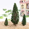 WINOMO 10pcs Model Trees Scenery Landscape Park Street Diorama Scenery