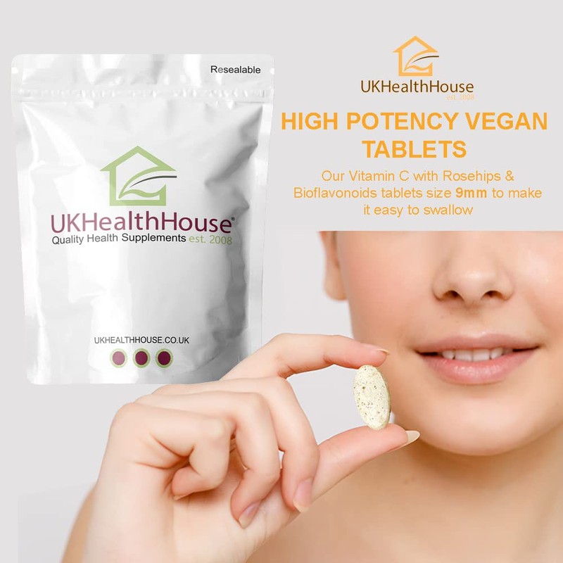 Vitamin C Rosehips & Bioflavonoids - 1000mg x 120 -