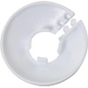 1/2 inch Outer Diameter Flange Water Pipe Cover Decoration White