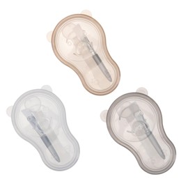 Beavorty 3sets Tool Set Mixing Bowls Spatula Spoons for Easy Application and Cleanup High-grade Material for Use for Home Skincare Routine