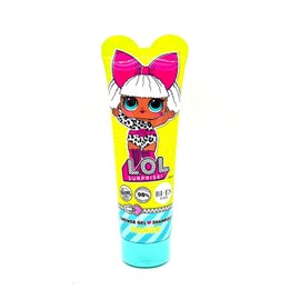 LOL Surprise 2-in-1 Shower Gel and Shampoo, Natural and Vegan with Mango Fragrance, Shower Gel and Shampoo for Girls, 240 ml
