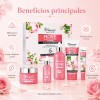 Crema Extracto Rosas. Ceramidas, Arrugas, Hidratante, 5 Pzs
