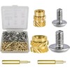 440Pcs Threaded Inserts Bolt Set M2.5 M3 Heat Set Insert