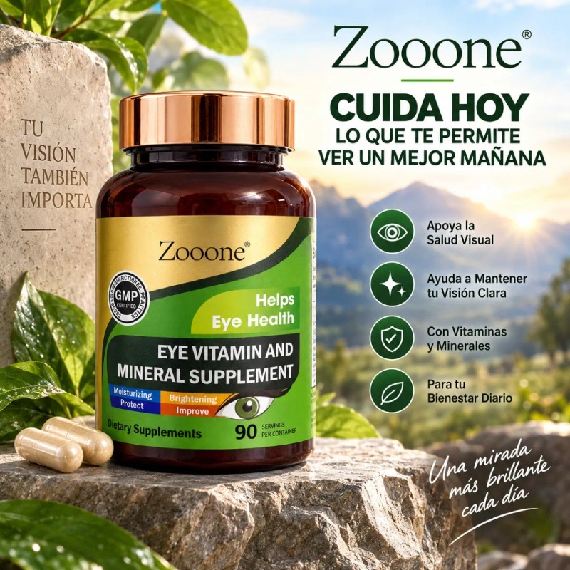 Zoone Eye Vitamin And Mineral Supplement 90 Porciones