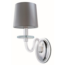 Maxim 27541CLPN, Venezia Wall Sconce, 1-Light, 40 Watts, Polished Nickel