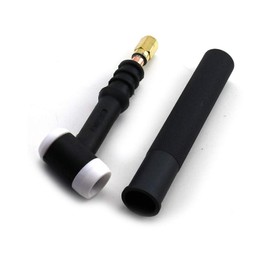 WeldingCity 150-amp WP-17 Air-cooled TIG Welding Torch Complete Package with 25-ft Power Cable Hose and Dinse 35-50 (1/2"-pin) In-line Gas-thru Cable Adapter