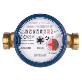 Water Meter QN 1.5 Cold Water, BL 110 mm 1/2 inches Flow – Connection 3/4 inches Best Measuring Accuracy