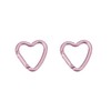 munkees, Mini Heart Carabiner Keychain (2 x Pink)