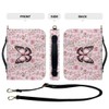 Coldinair Pink Butterfly Leather Bible Covers for Study Bibles Floral