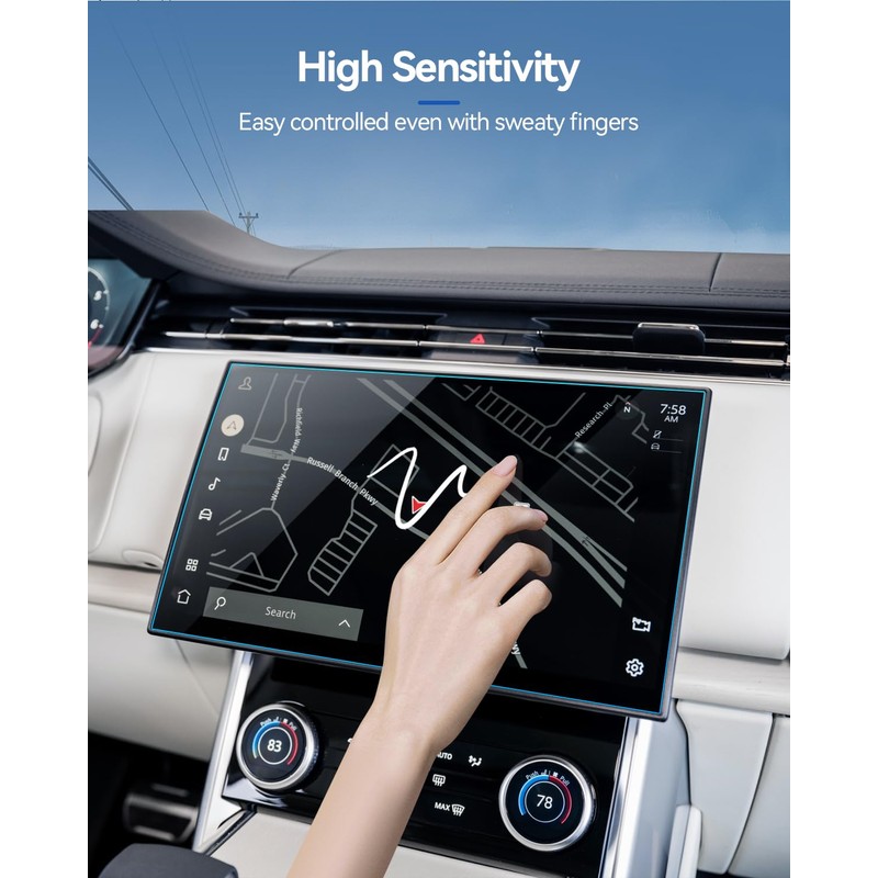 LANTU Range Rover Screen Protector for 2023 2024 2025 2026