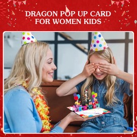 GROWTHMAGIC Birthday Pop Up Card - 3D Cute Happy Puppy with Balloons Money Holder Birthday Card with Envelope Bday Gifts for Women Men Kids Dog Lovers