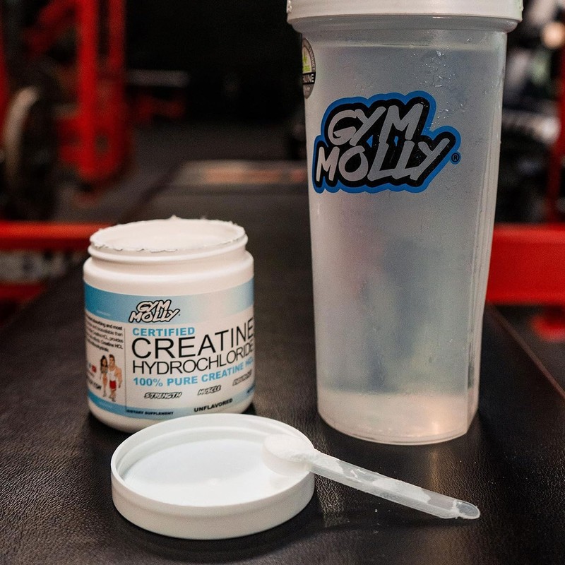 Gym Molly Creatine Hydrochloride Powder, Highly Soluble Creatine Hydrochloride, Unflavoured,