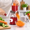 Rotary Vegetable Slicer for Meal Prep – Manual Drum Grater