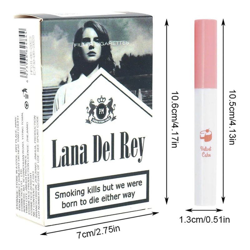 10pcs Labiales Lana Del Rey Juego De Lápiz Labial Mate
