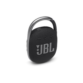 JBL CLIP 4 Bluetooth Speaker, USB C Charging, IP67 Dustproof, Waterproof, Passive Radiator, Portable, 2021 Model, Black, JBLCLIP4BLK