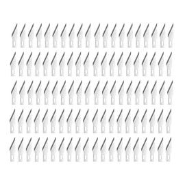 Modelcraft Set of 100x Fine Point Blades, Silver, 11, PKN1711/100