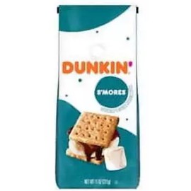 Dunkin 2 bags  S’mores MED ROADT ground coffee DUNKIN’DONUTS 11oz-Pack Of 2
