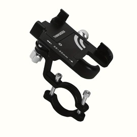 ThinkRider The Ultimate MTB Phone Mount Stand: 360° Rotatable Aluminum Adjustable Non-Slip Cycling Bracket
