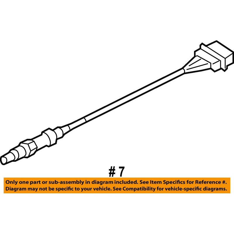 Volkswagen OEM Oxygen Sensor fits Jetta Beetle,Passat with 1.8 Engine